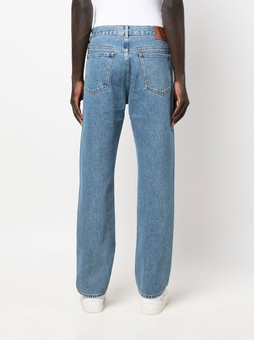 VLogo straight-leg jeans - 4