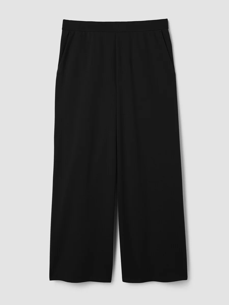 Lightweight Ponte Wide-Leg Pant - 1