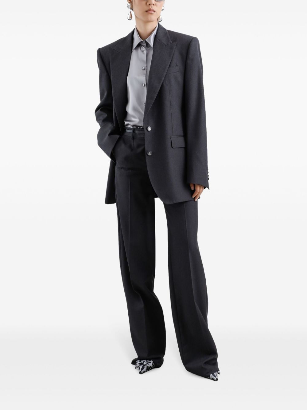 pressed crease trousers - 2