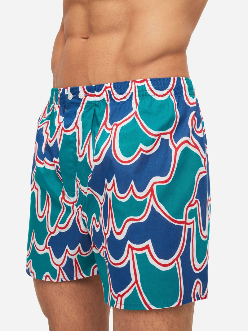 Men's Classic Fit Boxers Ledbury 54 Cotton Batiste Multi 2