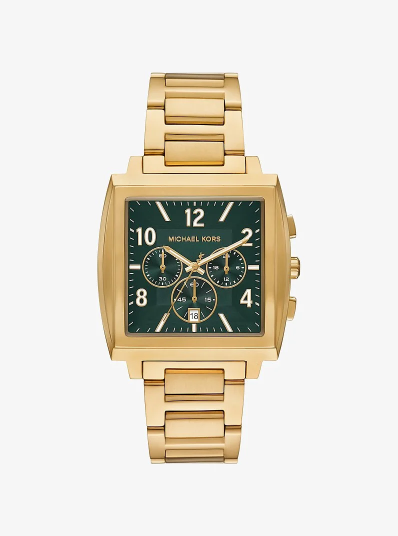 Oversized Rhys Gold-Tone Watch - 1