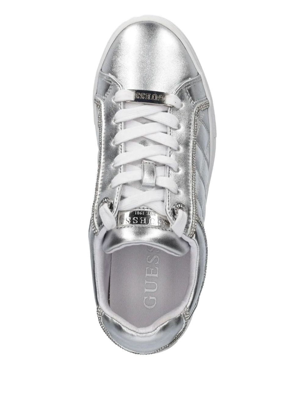 Gratea quilted metallic-effect sneakers - 4