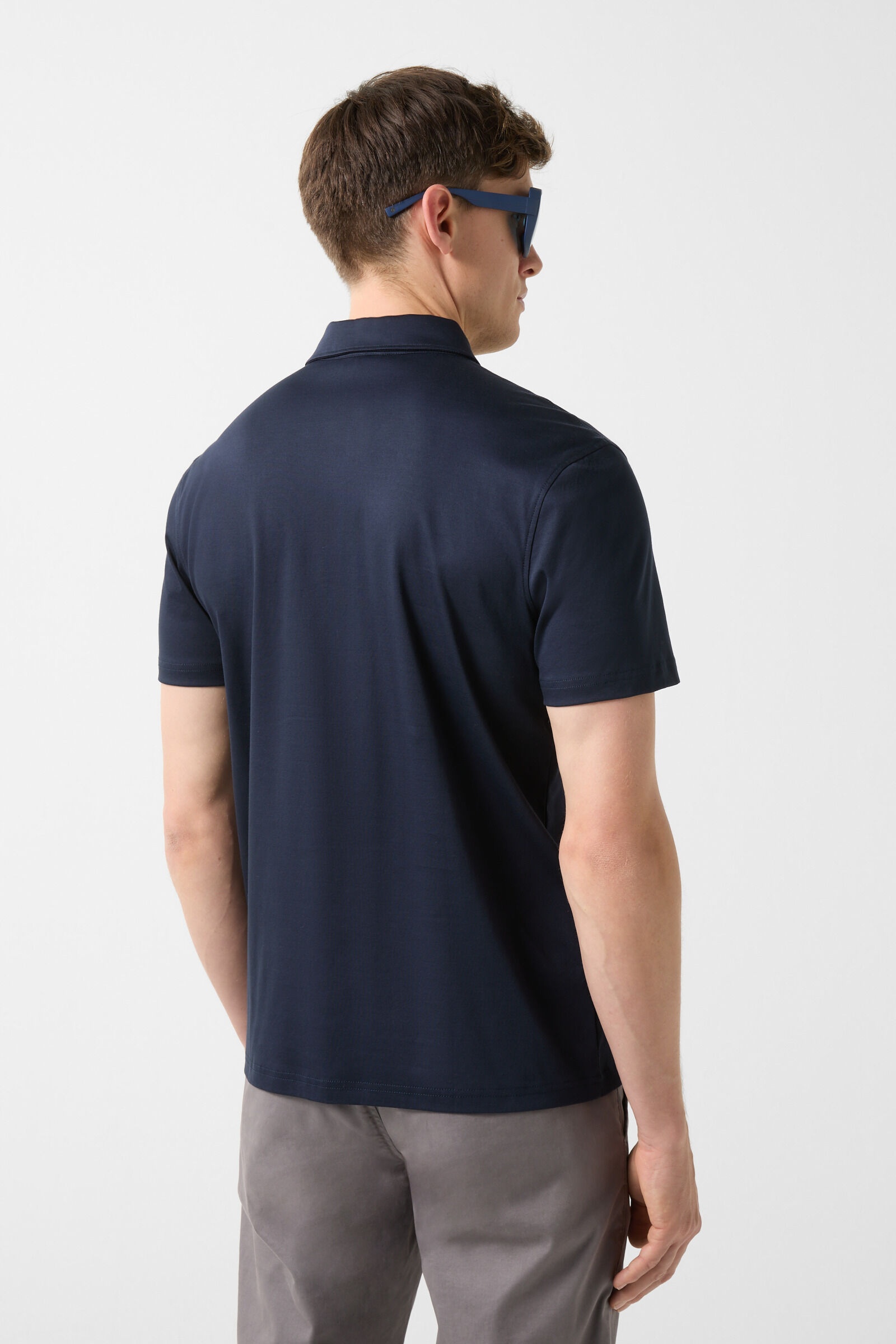 Timo Polo shirt in Navy blue - 3