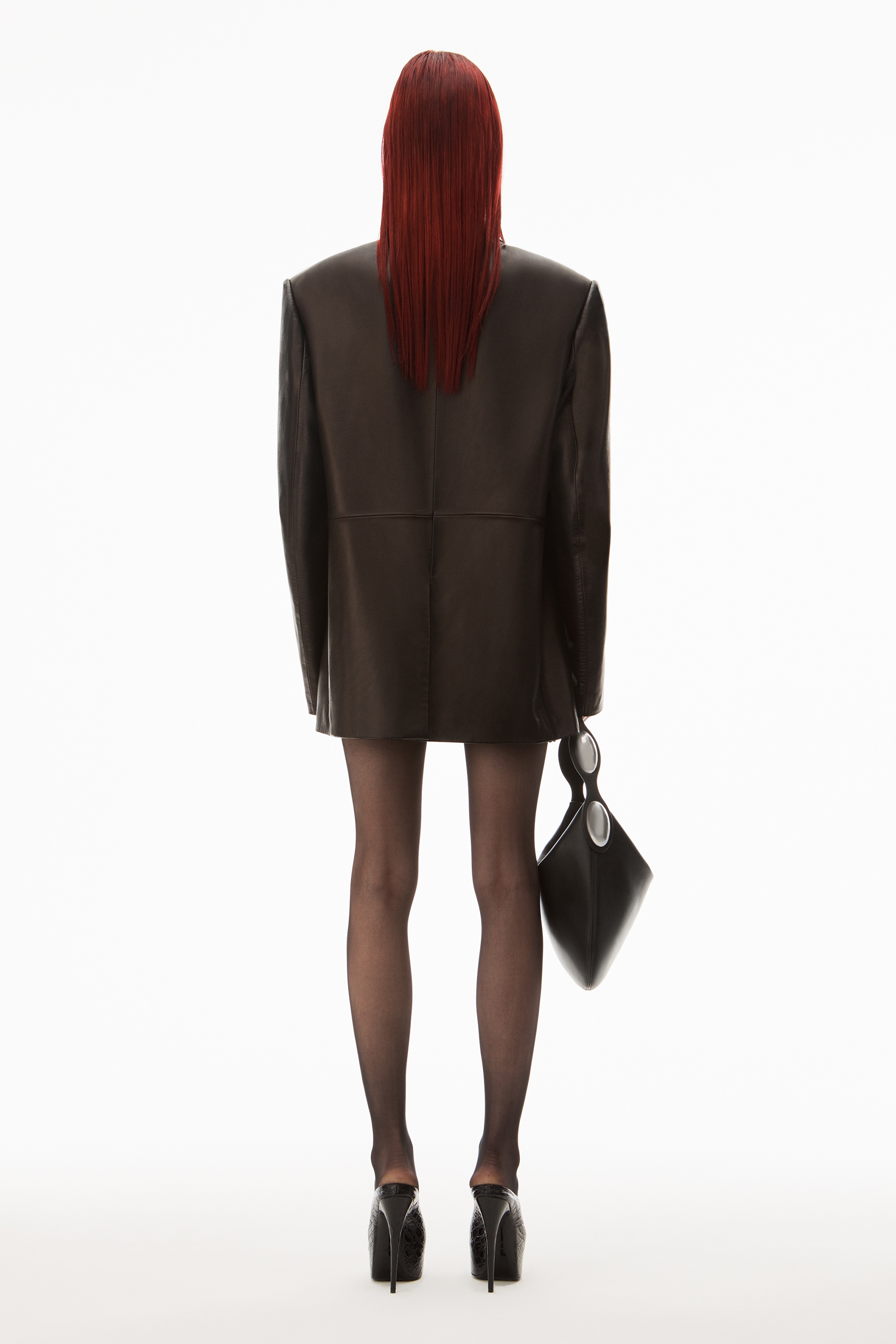 BLAZER IN BUTTERY LEATHER - 5