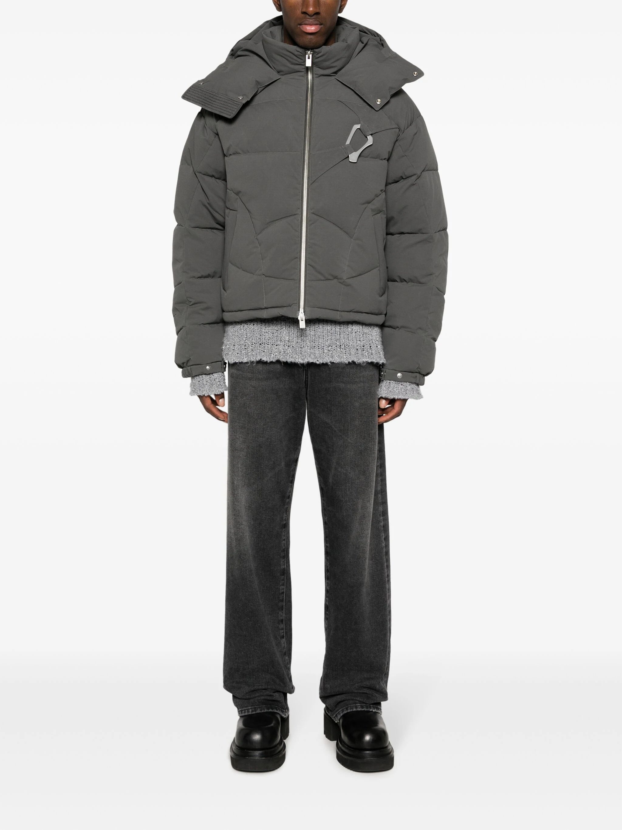 ABSTRACT QUILTED DOWN JACKET - 2