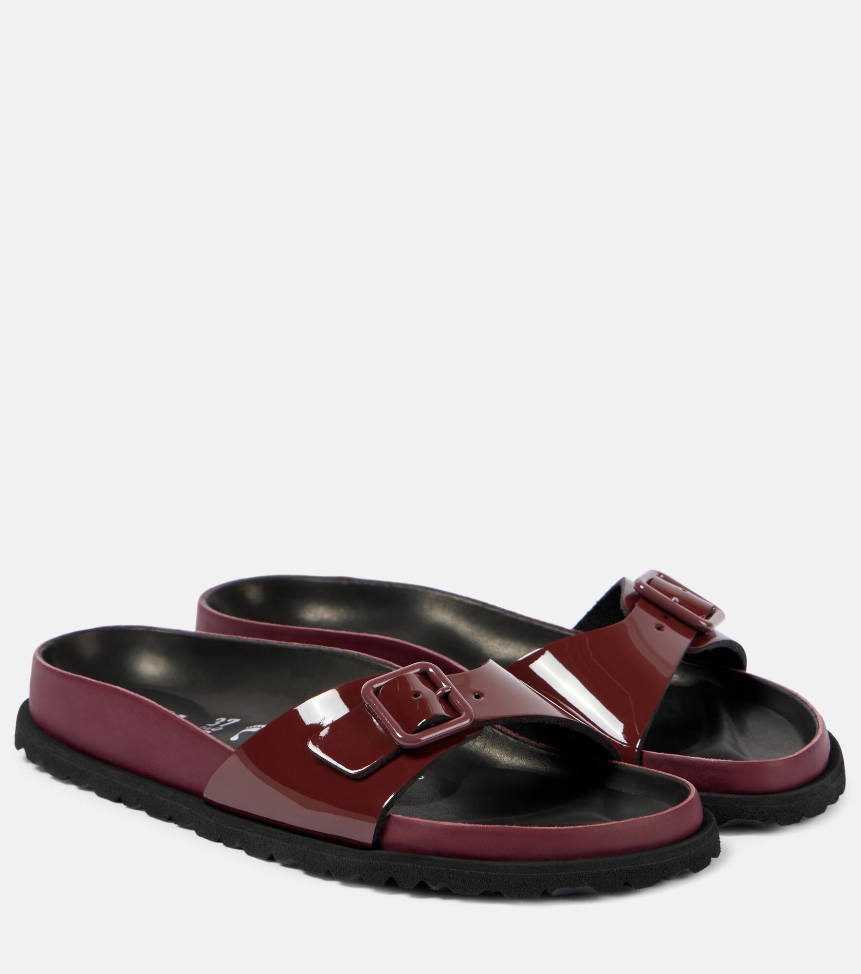 Madrid patent leather slides - 1