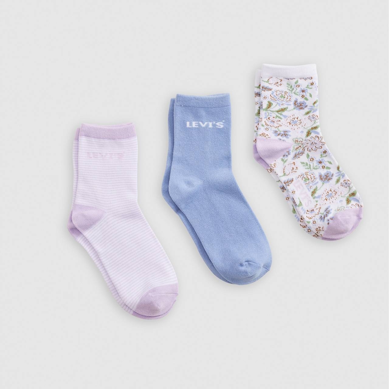 TAPESTRY FLORAL SHORT CUT SOCKS - 1