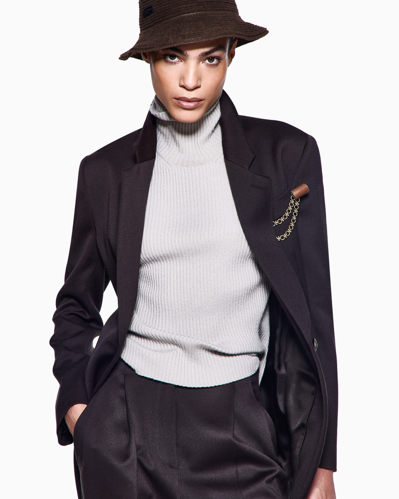 SINGLE-BREASTED WOOL JACKET 6