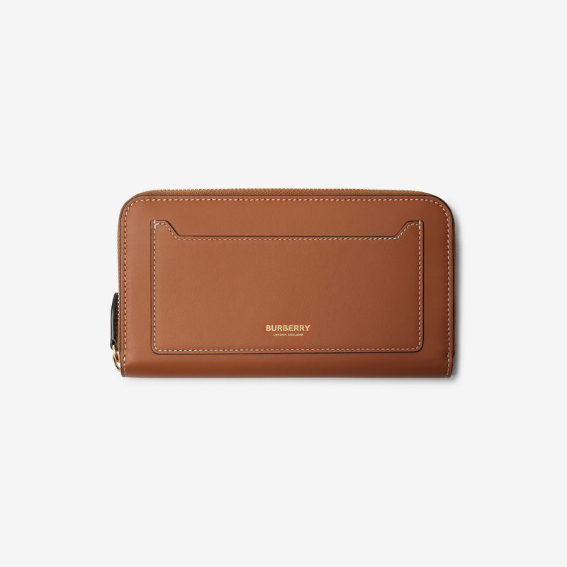 Large Leather Zip Wallet 1