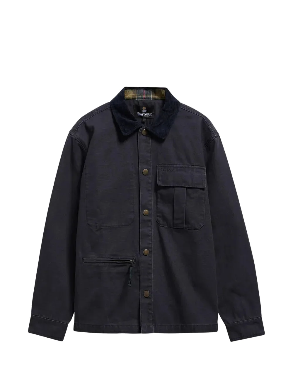 URSULA CORDUROY-COLLAR MULTI-POCKET SHIRT JACKET - 1