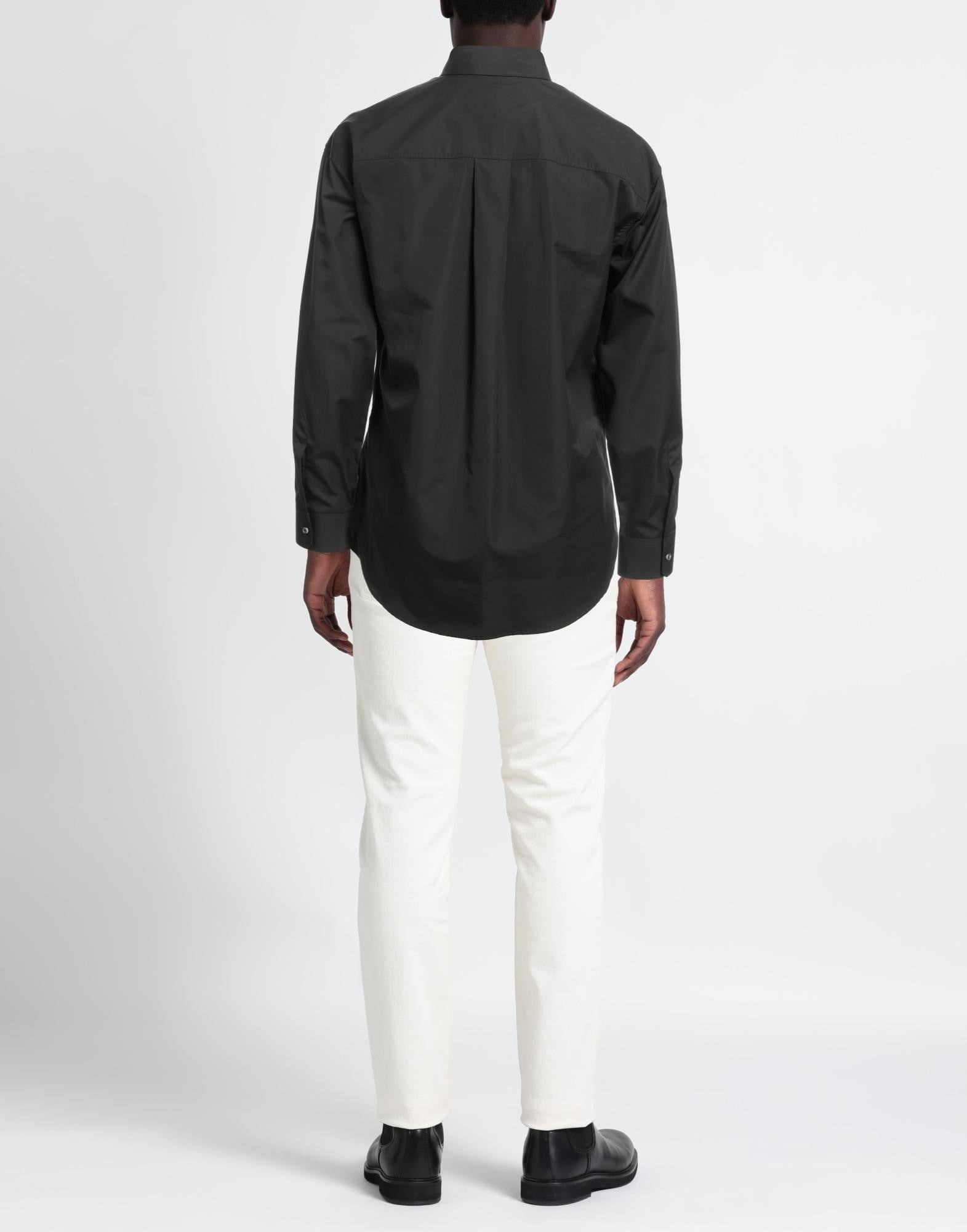 Beige Men's Solid Color Shirt - 3