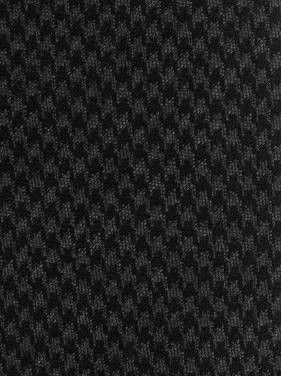 TOM FORD houndstooth-pattern knitted tie outlook