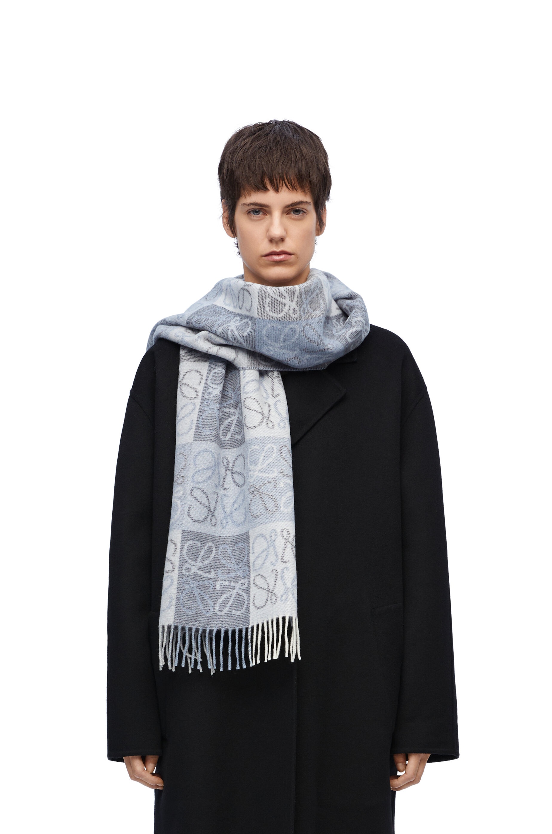 Scarf in wool and cashmere - 2