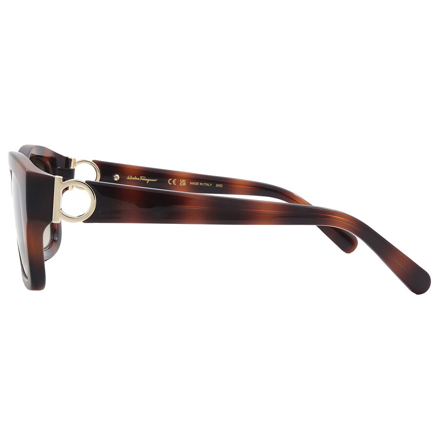 Salvatore Ferragamo Grey Gradient Square Ladies Sunglasses SF1012S 214 53 - 5