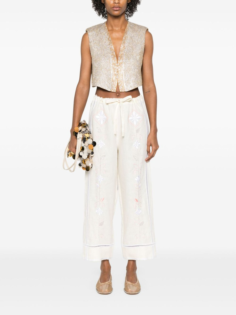 forte_forte crystal-embellished waistcoat outlook