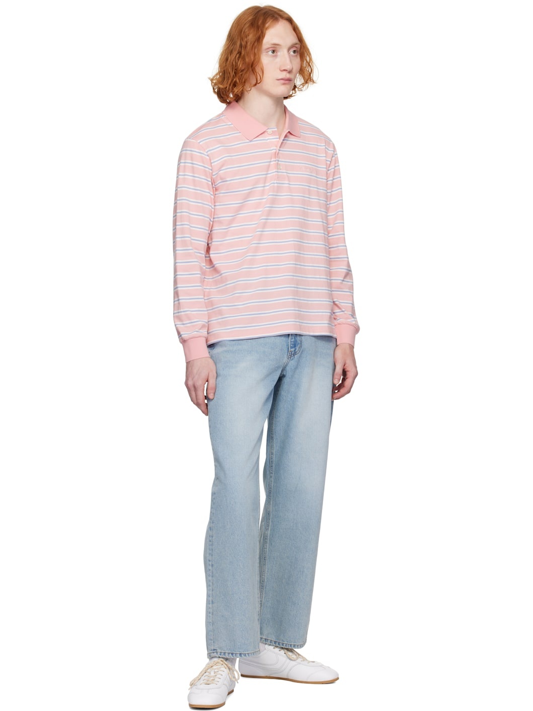 Blue Low Rise Loose Jeans - 4