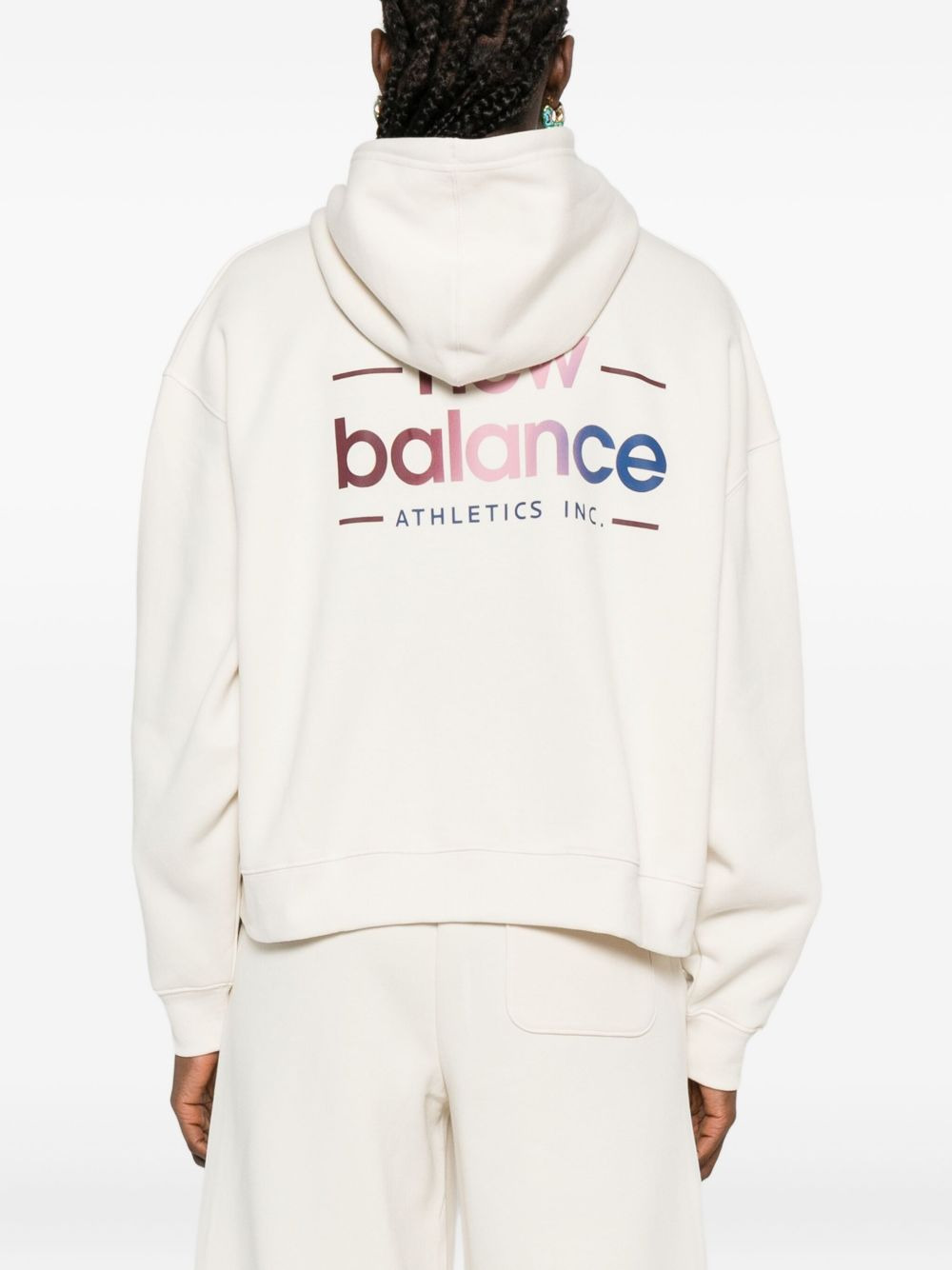 logo-embroidered hoodie - 4