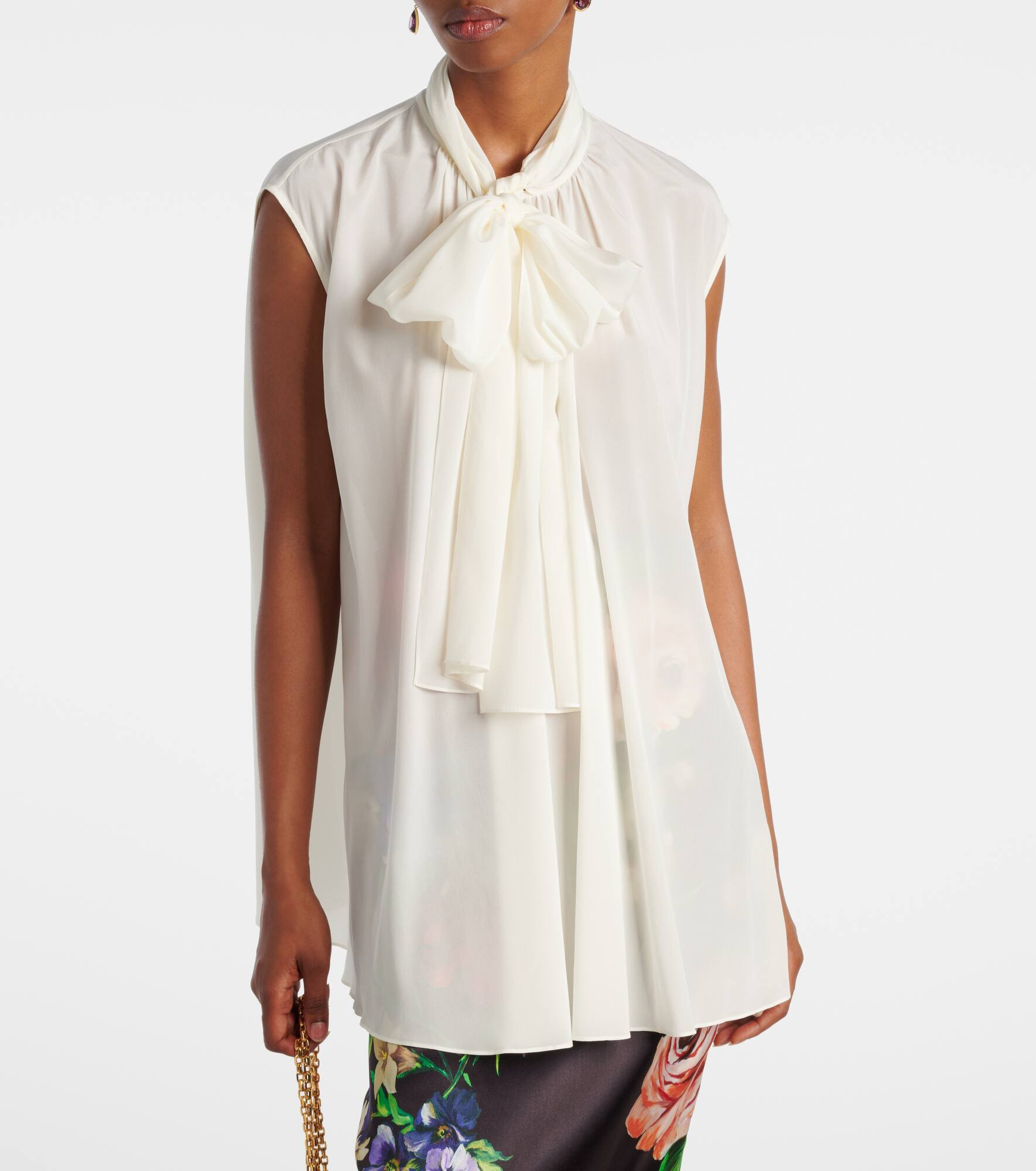 Silk-blend top - 5