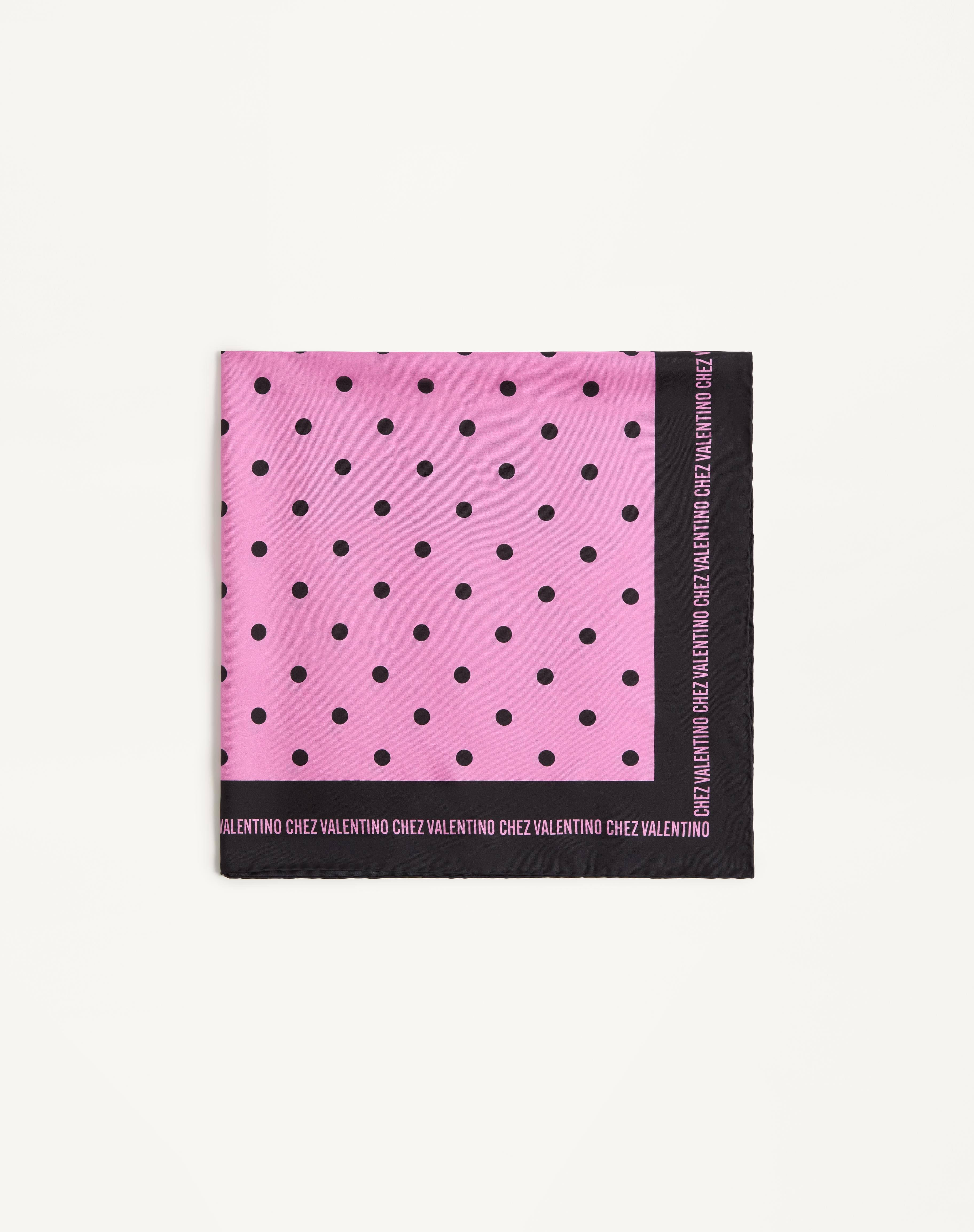 CHEZ VALENTINO SILK SCARF - 1