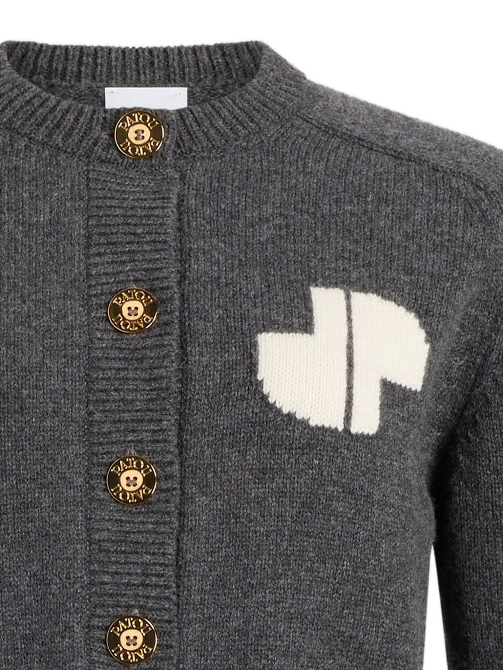 intarsia-embellished cardigan - 2