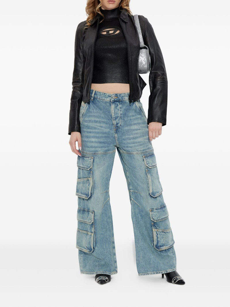 Diesel multi-pocket cargo jeans outlook