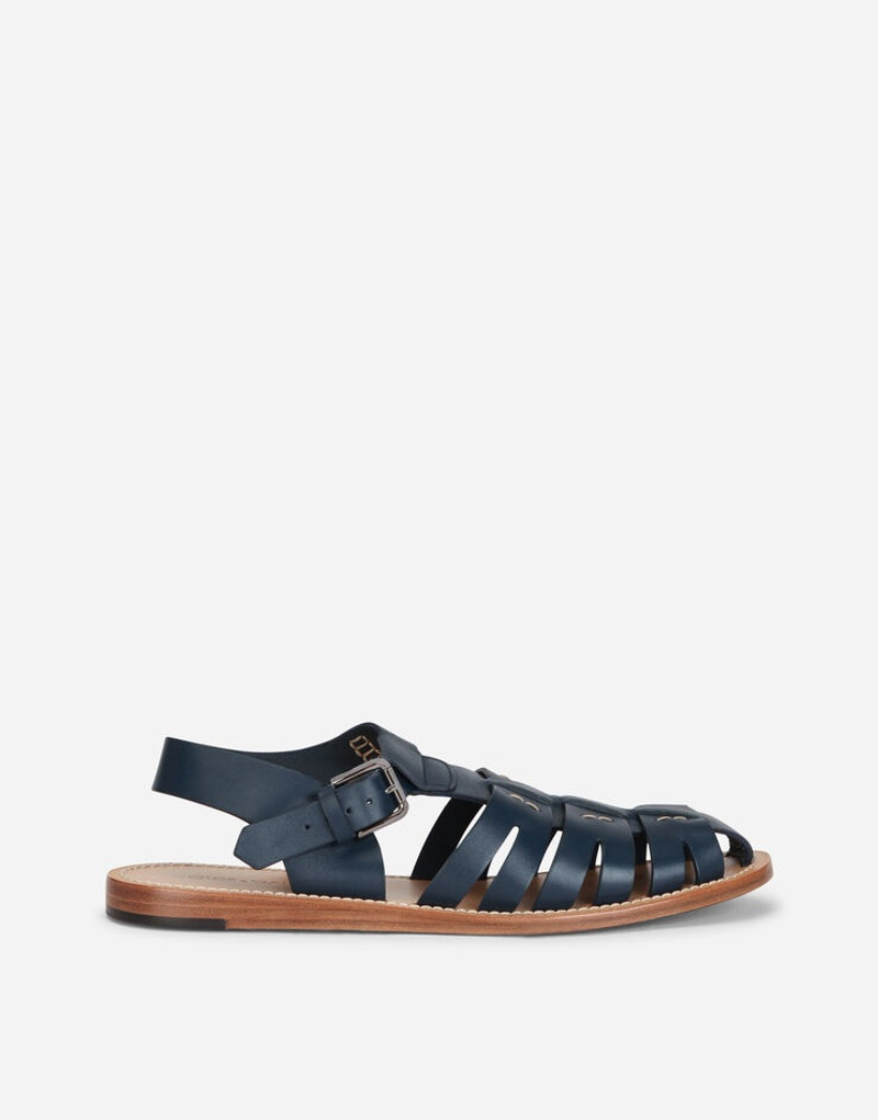 Calfskin pantheon gladiator sandals 1