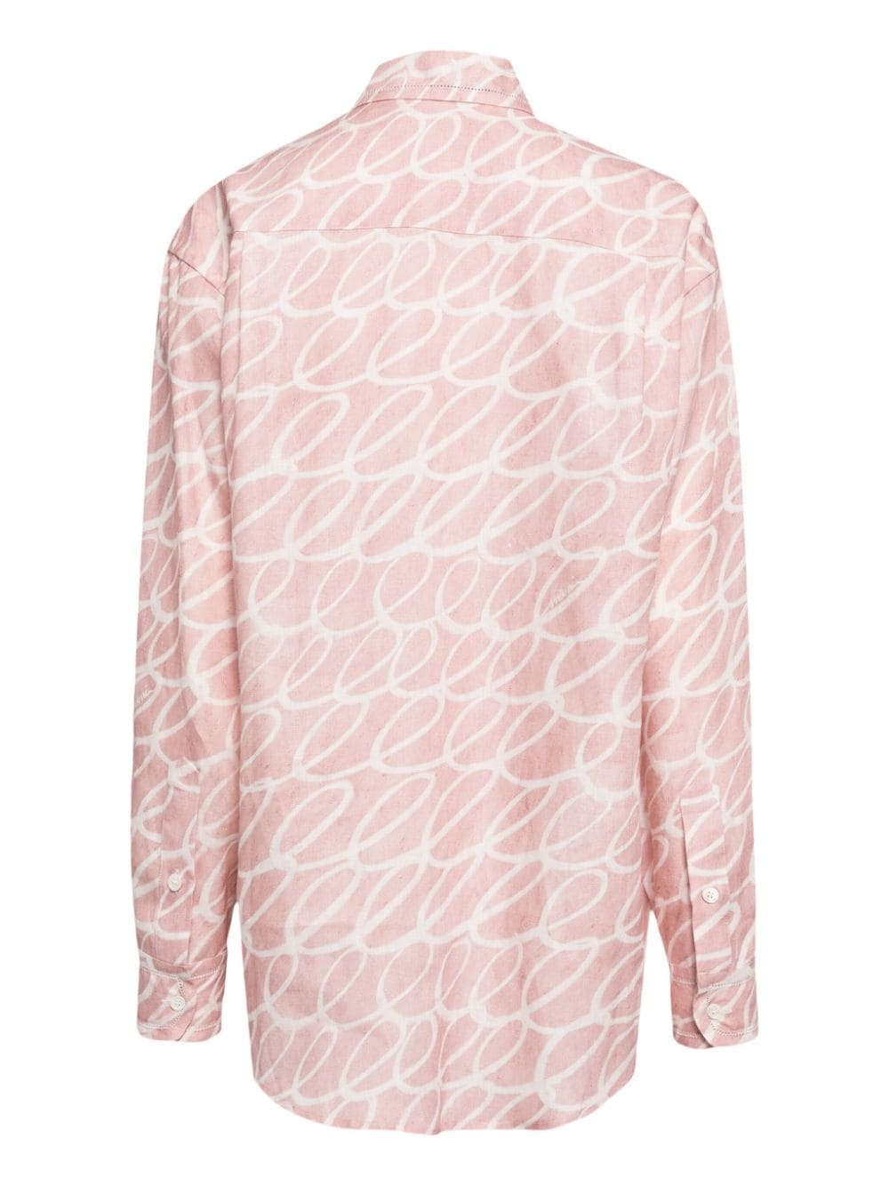 Landscapes-print poplin shirt - 2