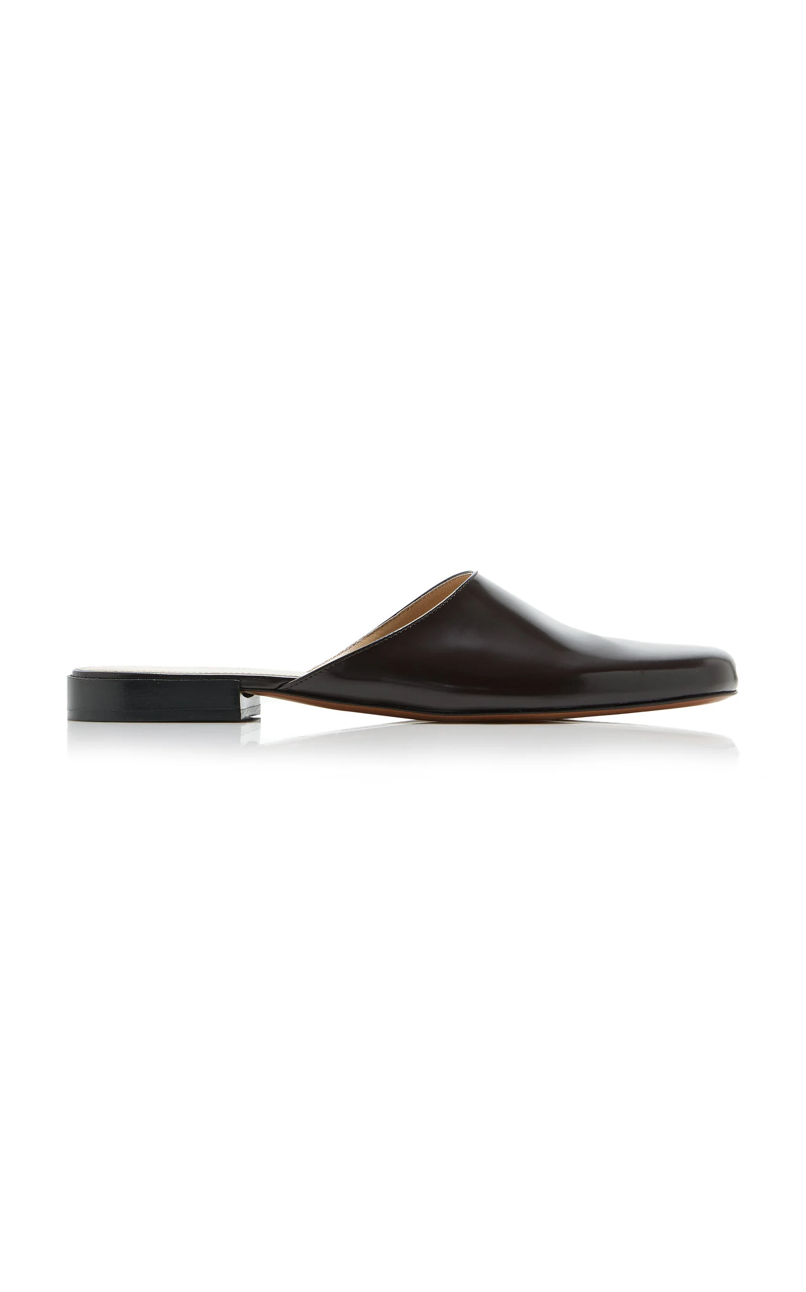 Penelope Leather Mules brown - 1