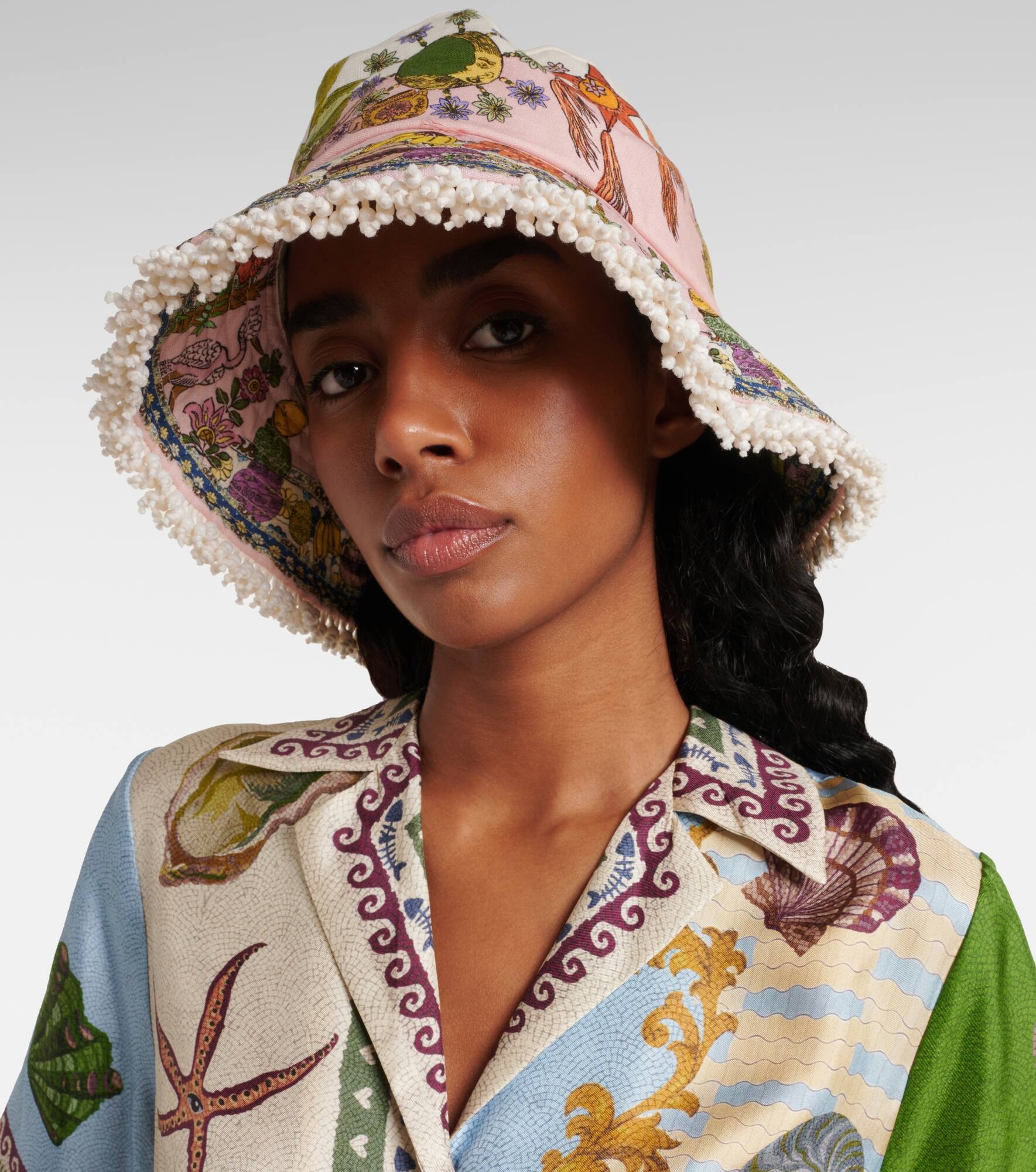 Hazel linen bucket hat - 2