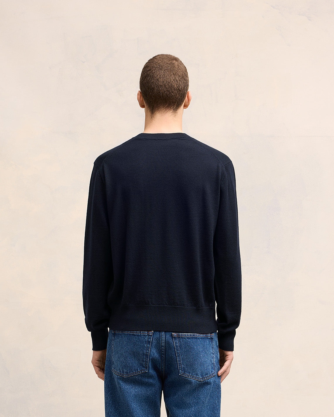 AMI DE COEUR EMBROIDERY CREW NECK SWEATER - 5