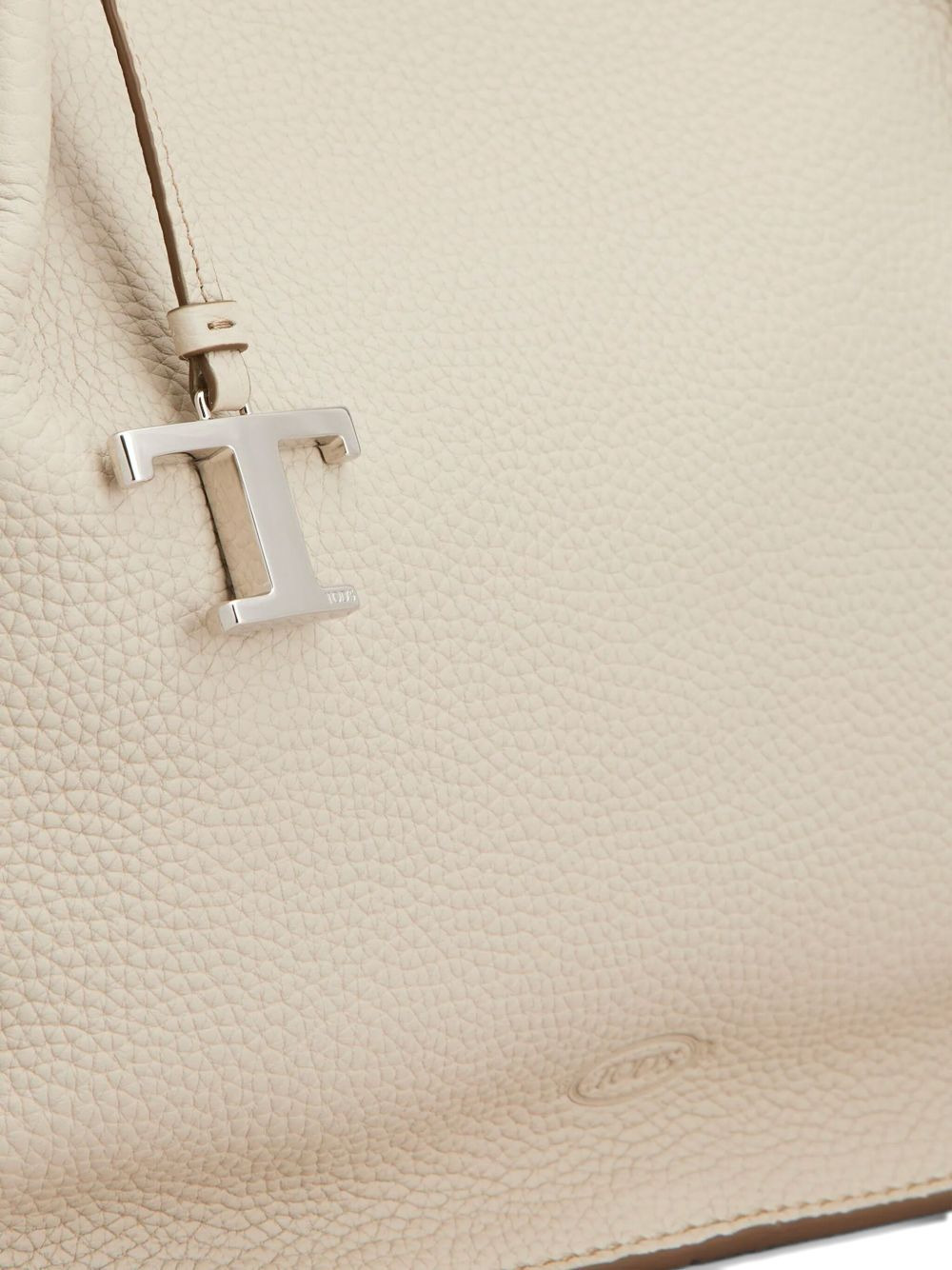medium leather tote bag - 4