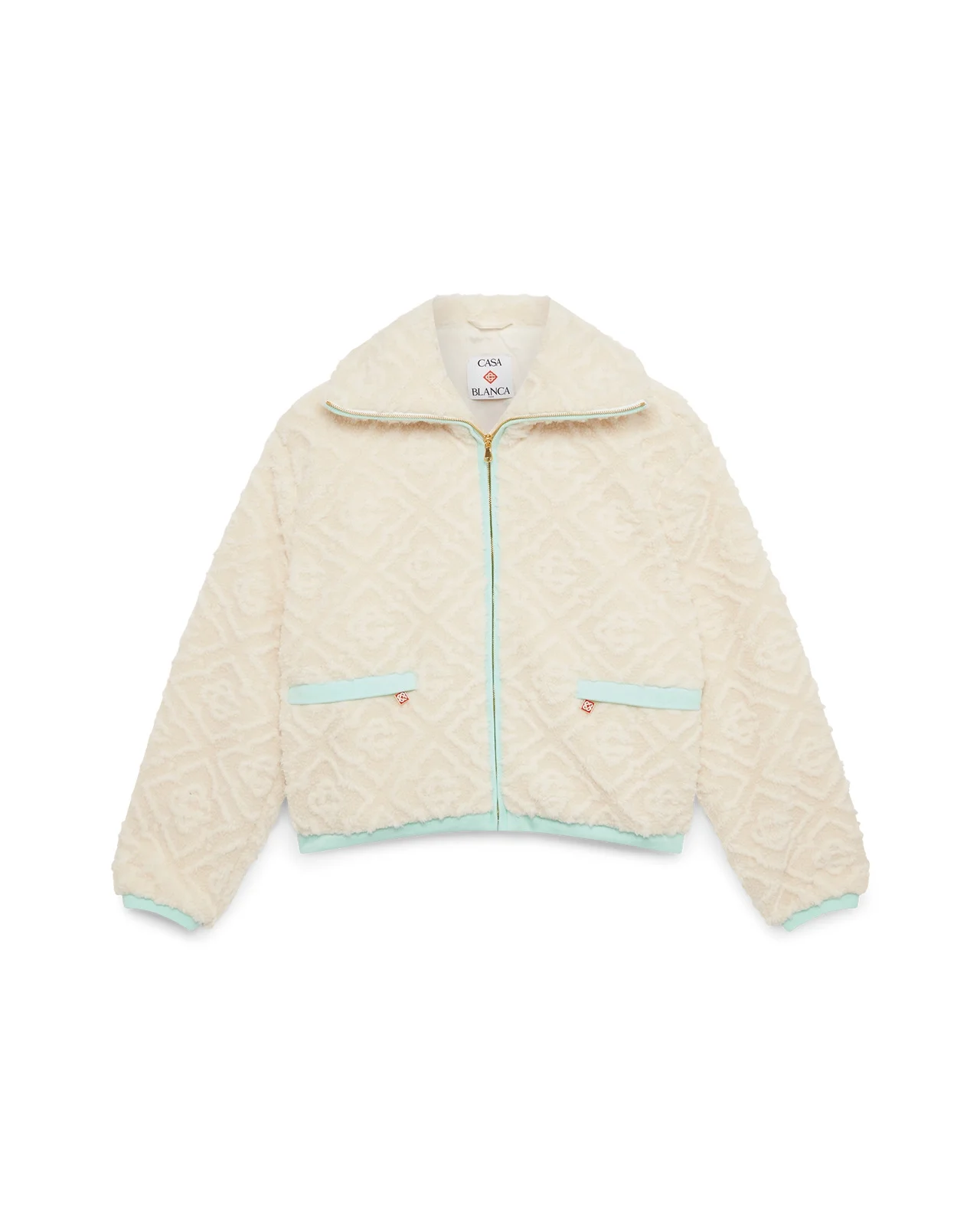 Monogram Jacquard Fleece Jacket - 1