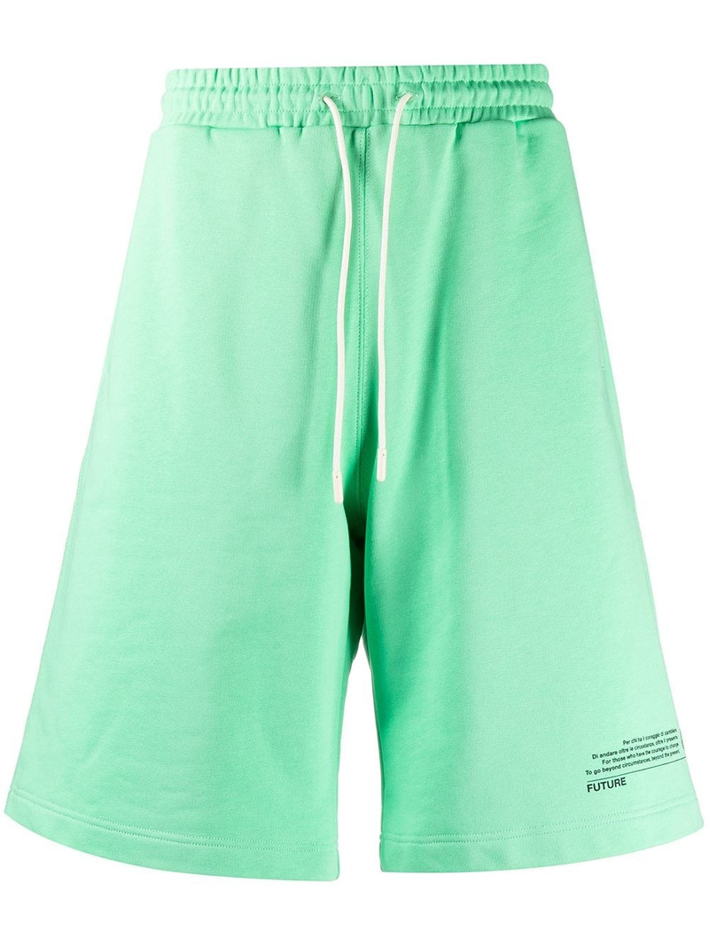 logo-print shorts 1