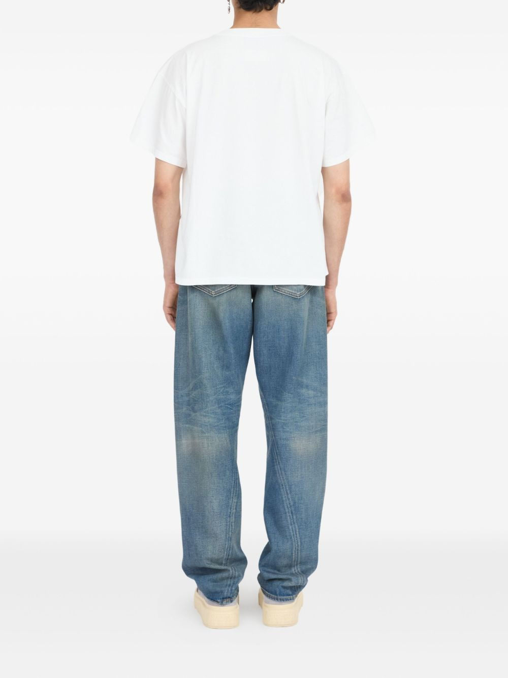 graphic-panelled T-shirt - 5