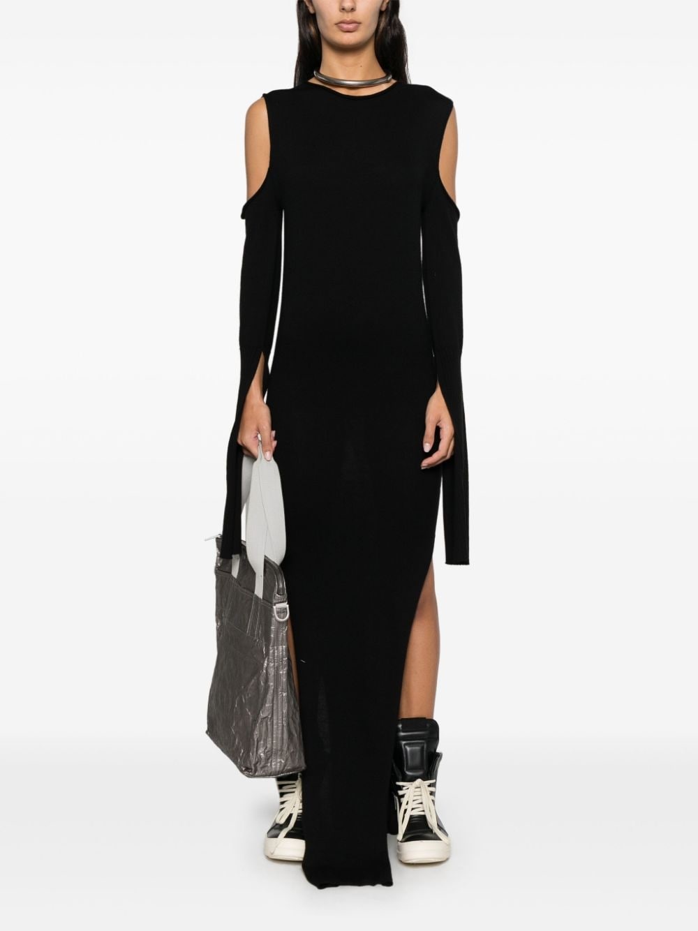 cut out-detail maxi dress - 2