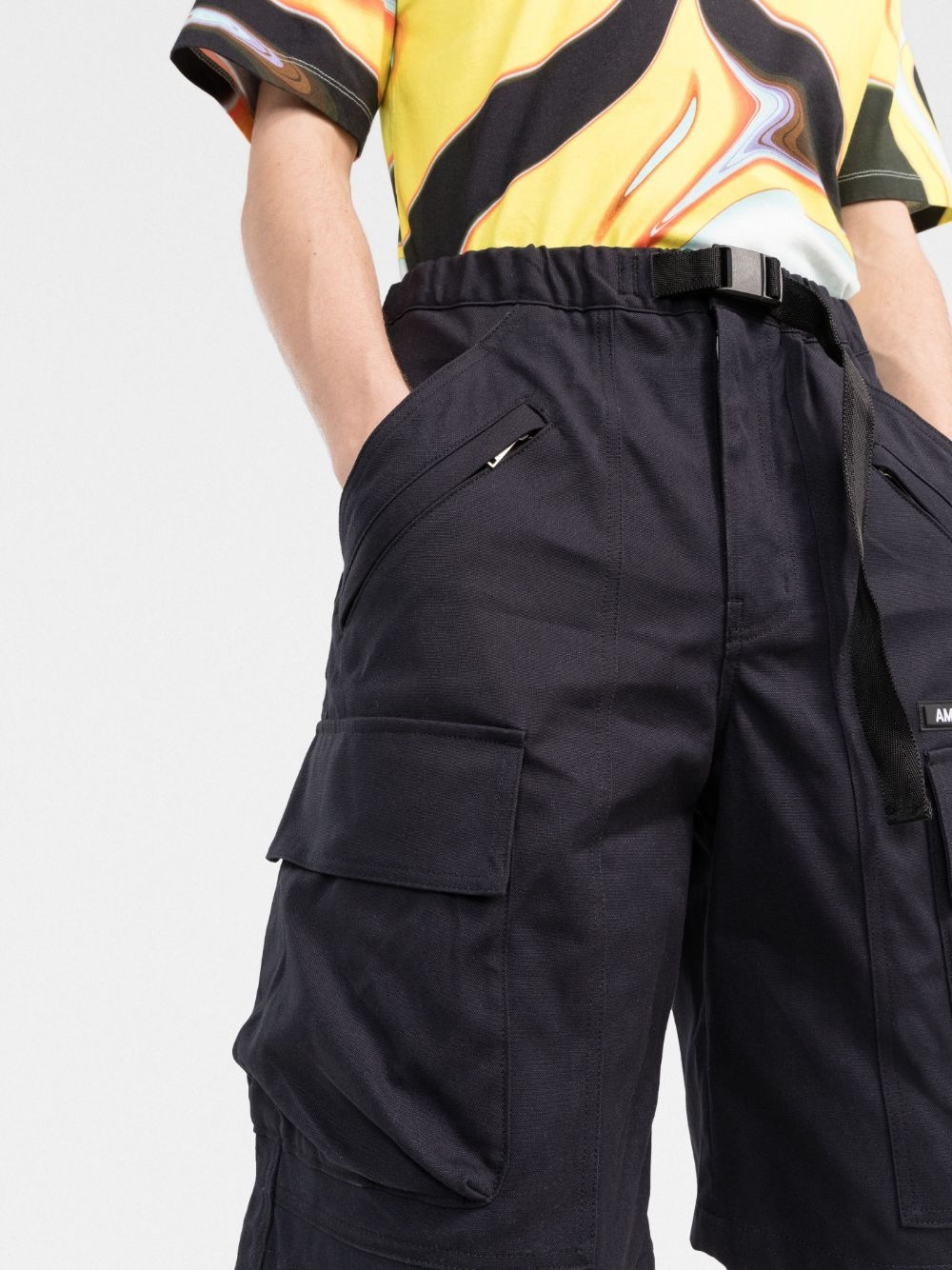 WKSP belted cargo shorts - 5