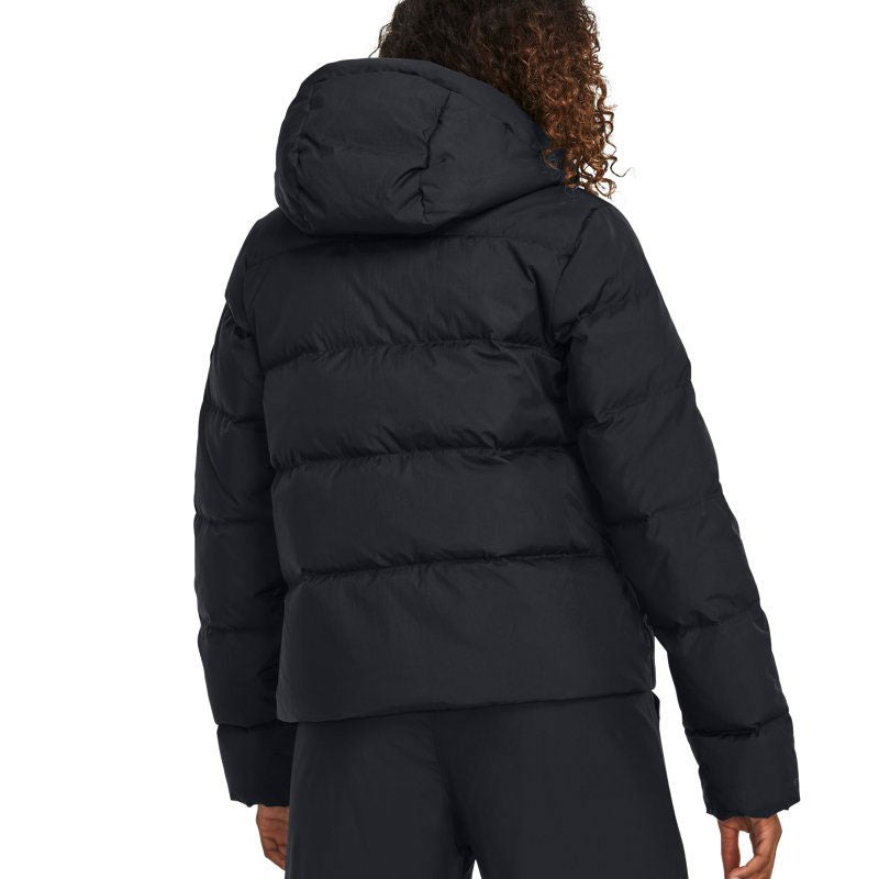 (WMNS) Under Armour ColdGear Infrared Down Hooded Jacket 'Black' 1378861-001 - 4
