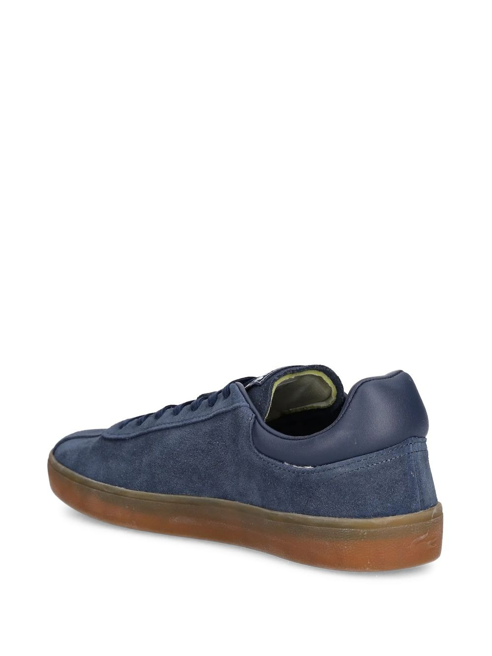 suede logo-detail sneakers - 3