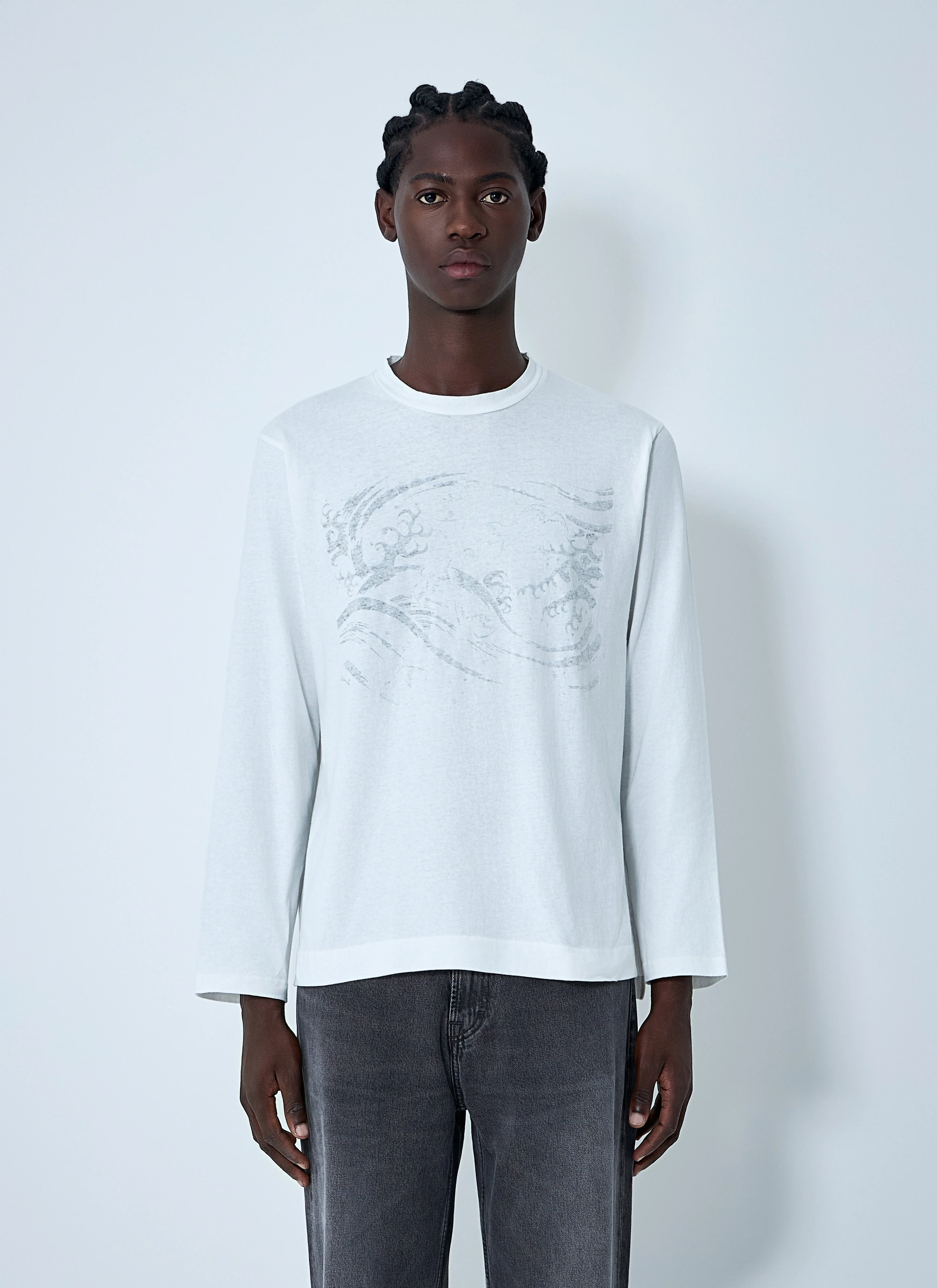 Our Legacy Men Graphic Motif T-Shirt - 1