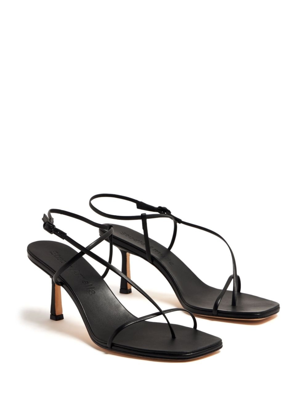 Cross Front 70mm leather sandals - 5