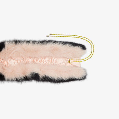 FENDI Multicolor fox-fur stole outlook