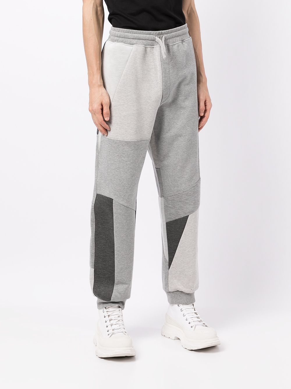 VLTN logo-print patchwork track pants - 3