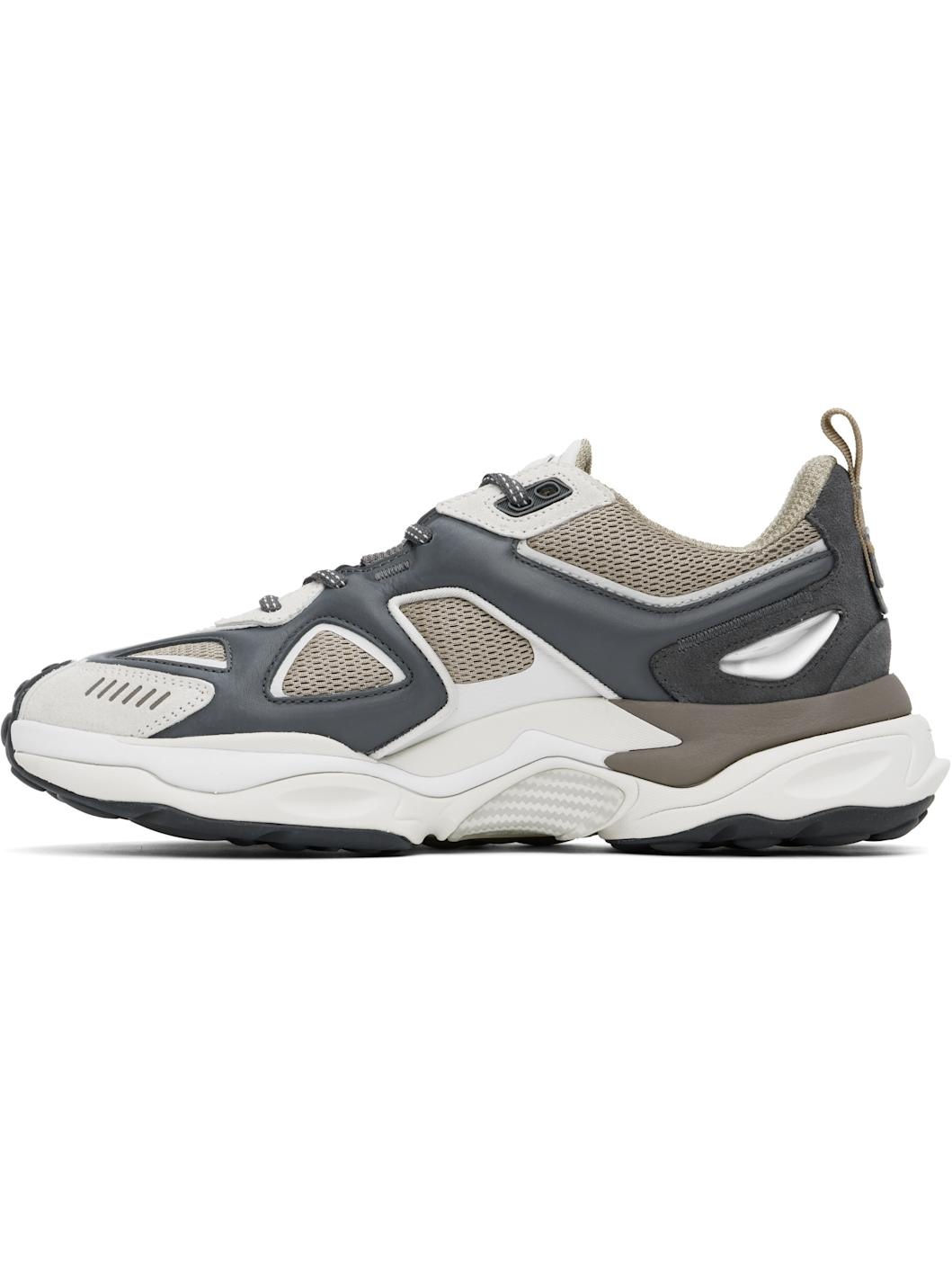 Off-White & Gray Satellite Runner Sneakers - 3