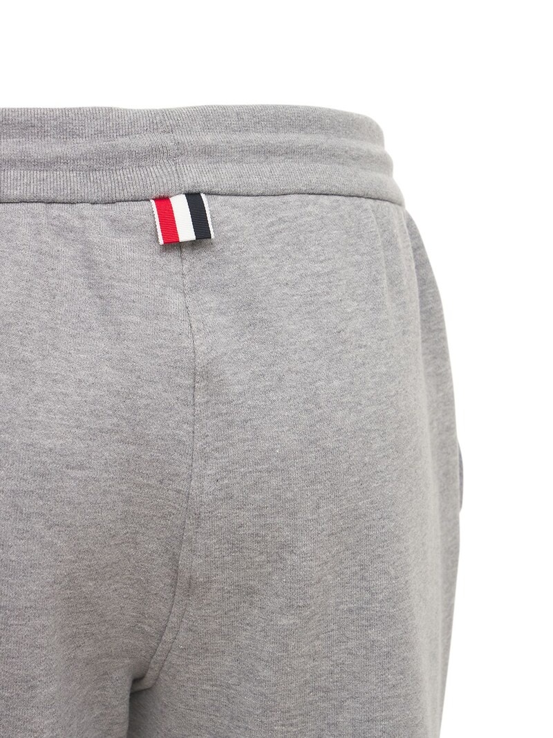 INTARSIA STRIPES COTTON SWEATPANTS - 7