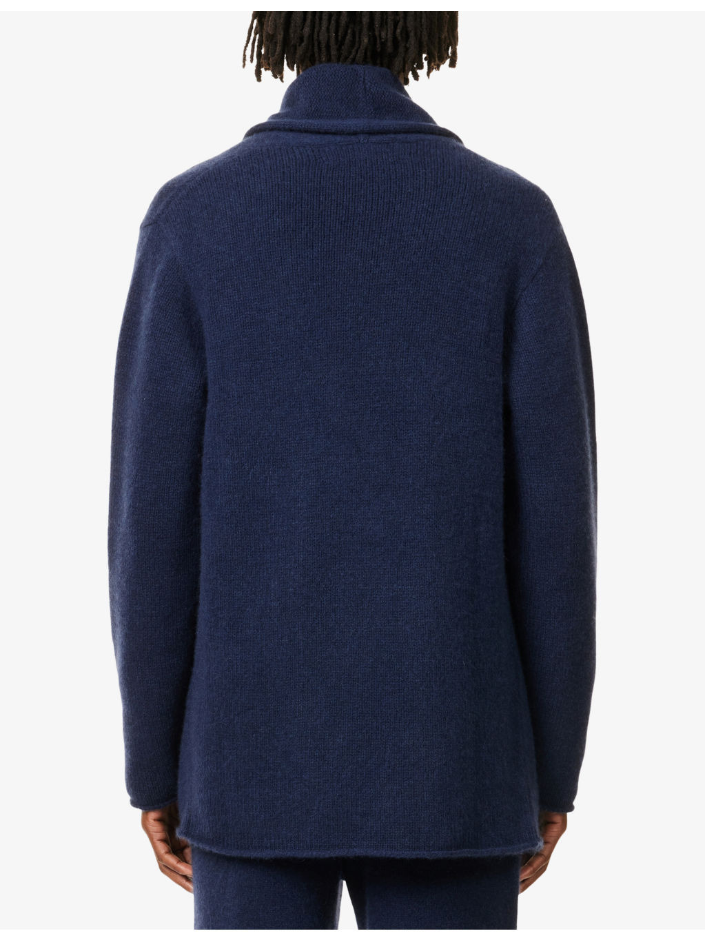 Italy Smoking Relaxed-Fit Cashmere Jacket - 4