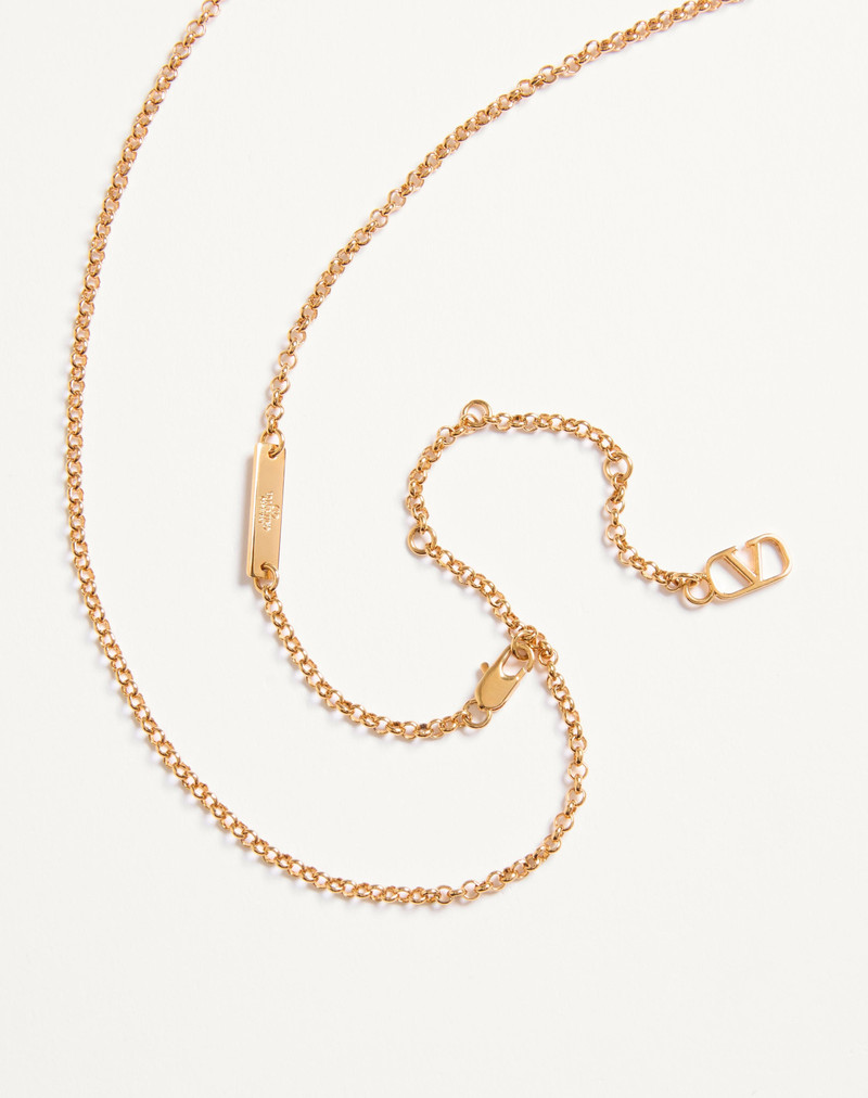 VLOGO SIGNATURE METAL NECKLACE 4