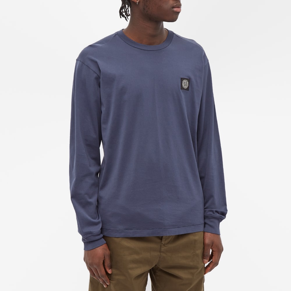 Stone Island Patch Long Sleeve Tee - 3