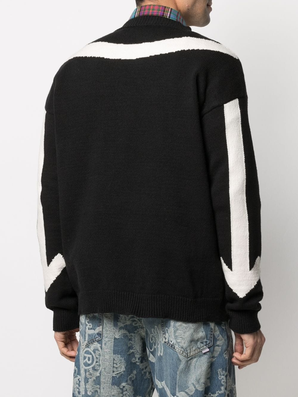 Twisted Arrows knitted jumper - 4