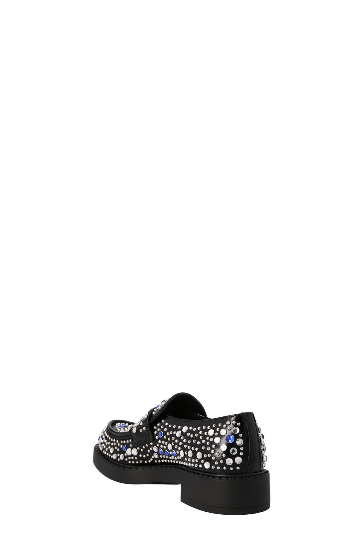 Sequin stud loafers - 2