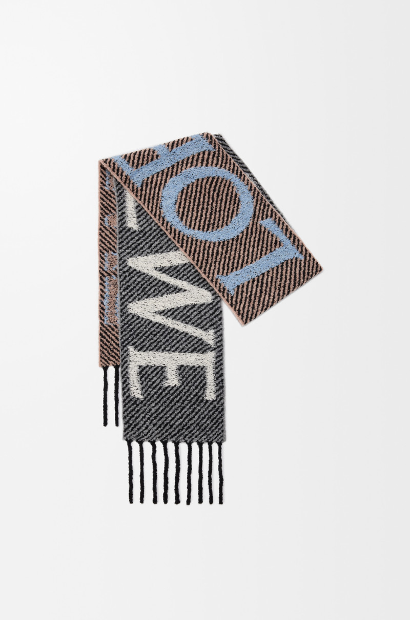 Loewe Scarf in alpaca and wool blend outlook